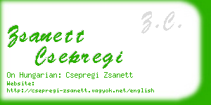 zsanett csepregi business card